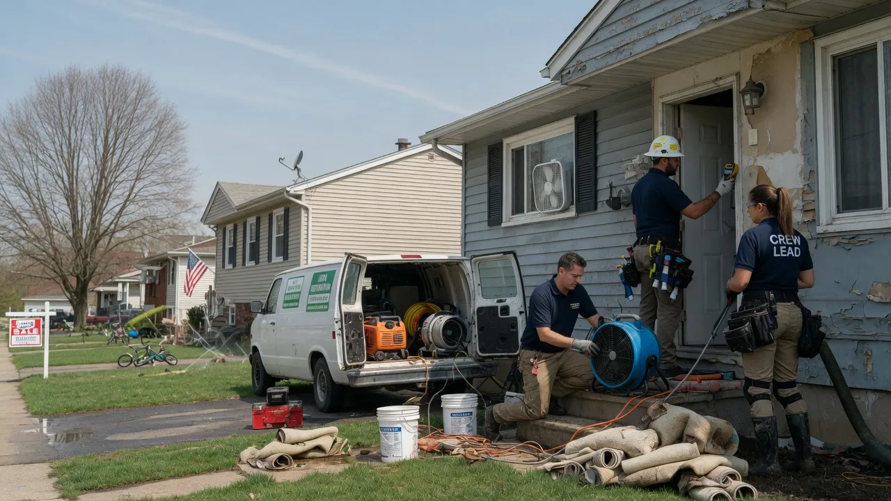 Flood Cleanup in Vaiden, MS near me
