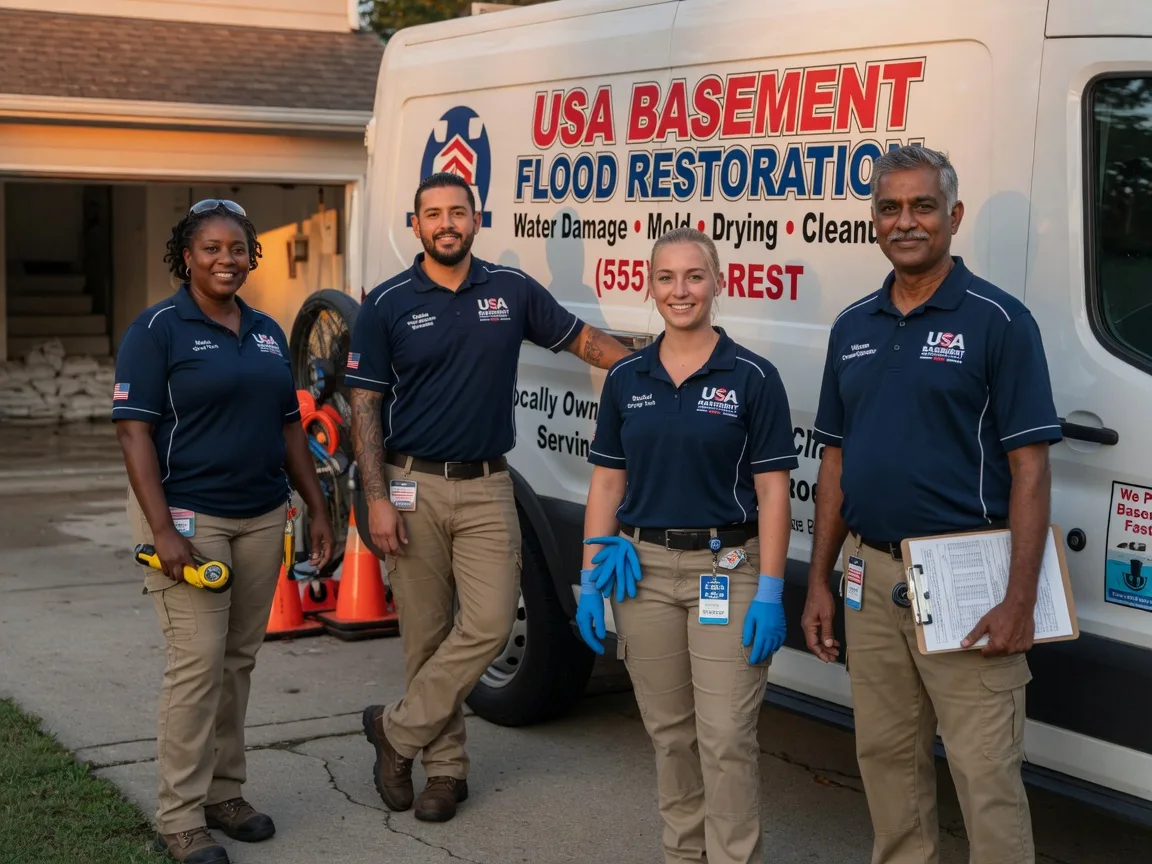 Basement Flood Cleanup company in Vaiden, MS